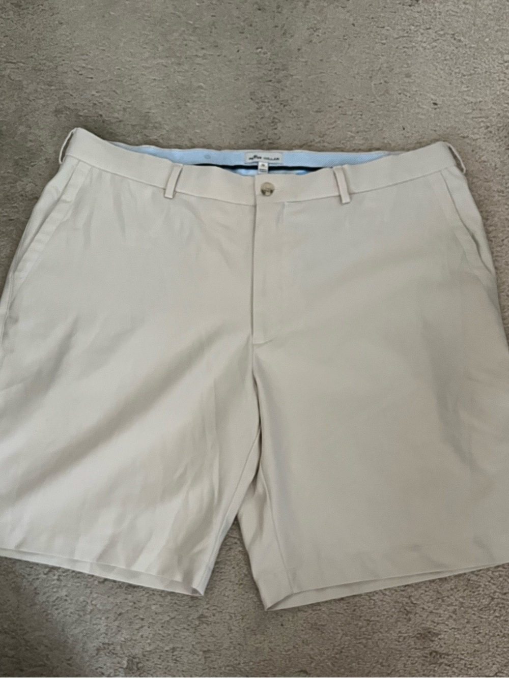 Peter Millar Men’s Khaki Golf Shorts